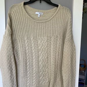 Tan sweater